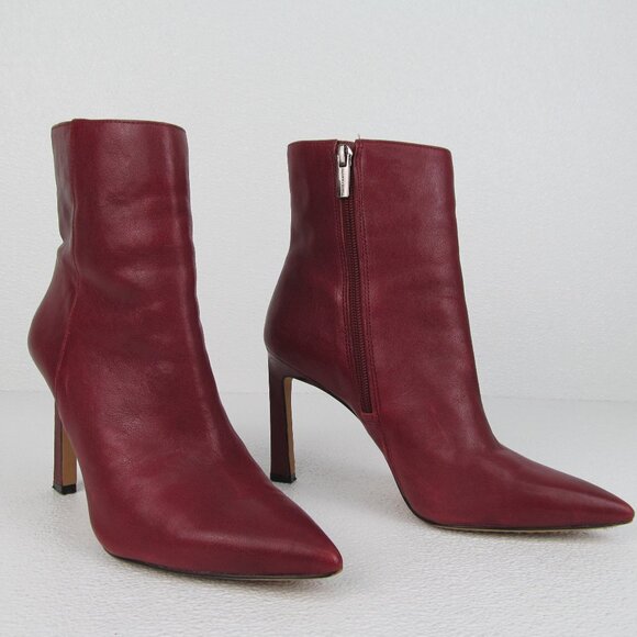 Vince Camuto Sashala Pointed Toe Leather Stiletto Bootie size 7 - Picture 5 of 10